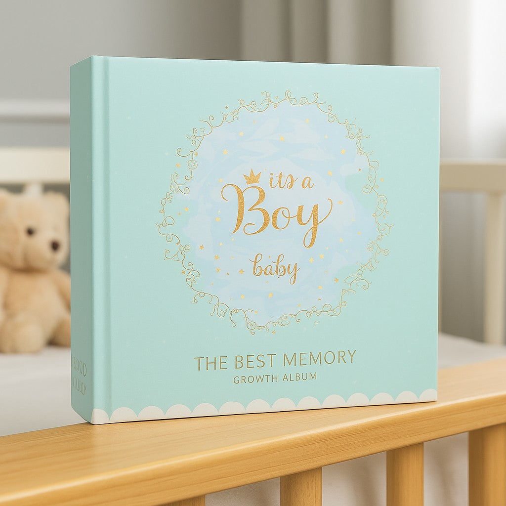 Baby Ollie “StoryKeep” Baby Photo Album