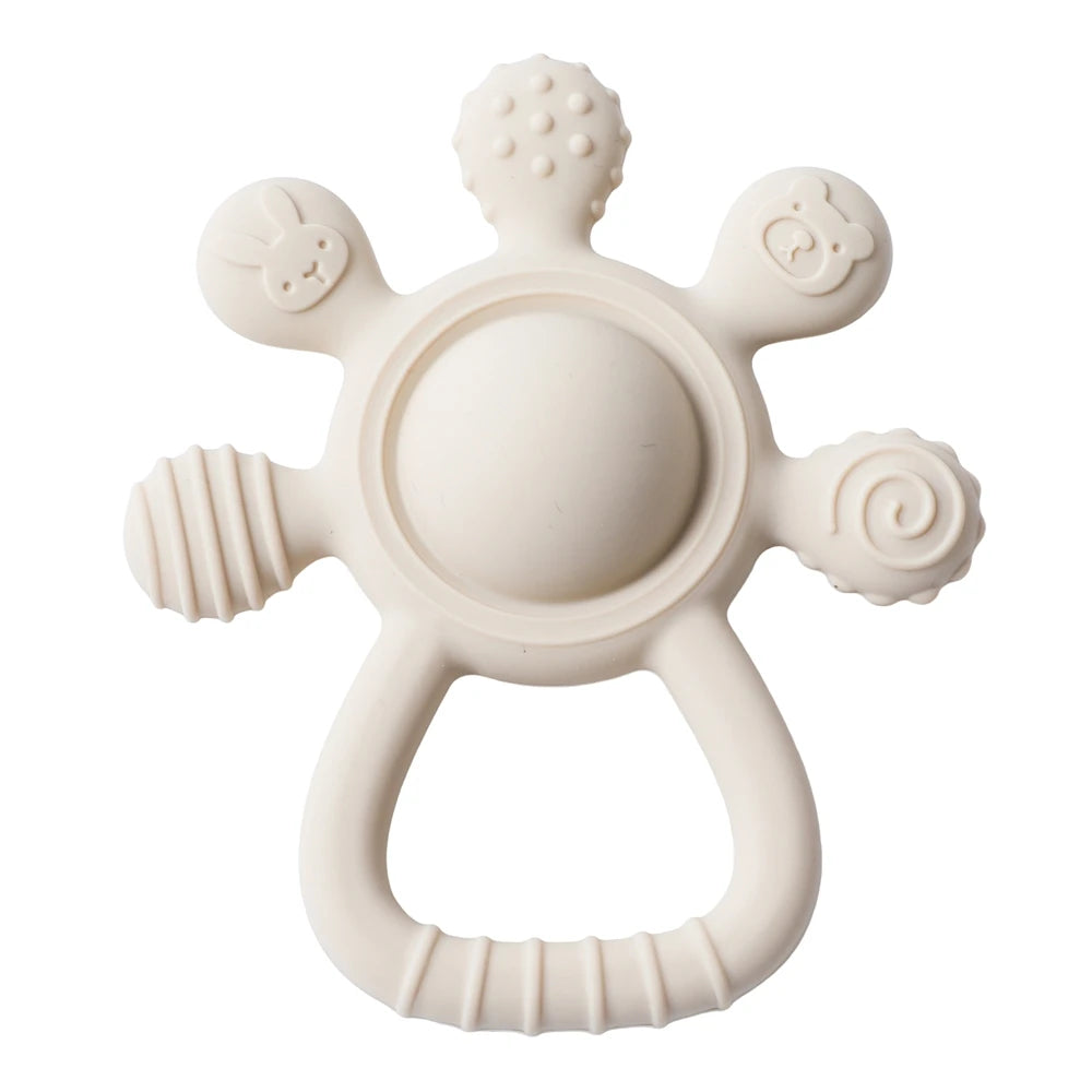 Baby Ollie “ChewBloom” Teether Rattle