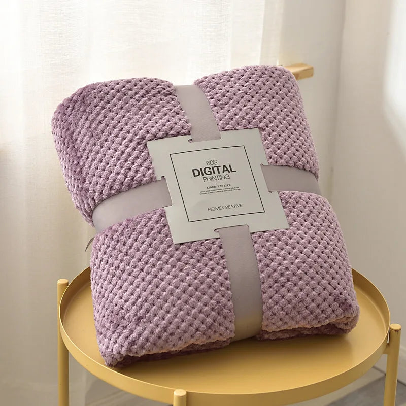 Baby Ollie "SnuggleNest" Fleece Cot Blanket – Ultra-Soft & Warm for Newborns and Toddlers