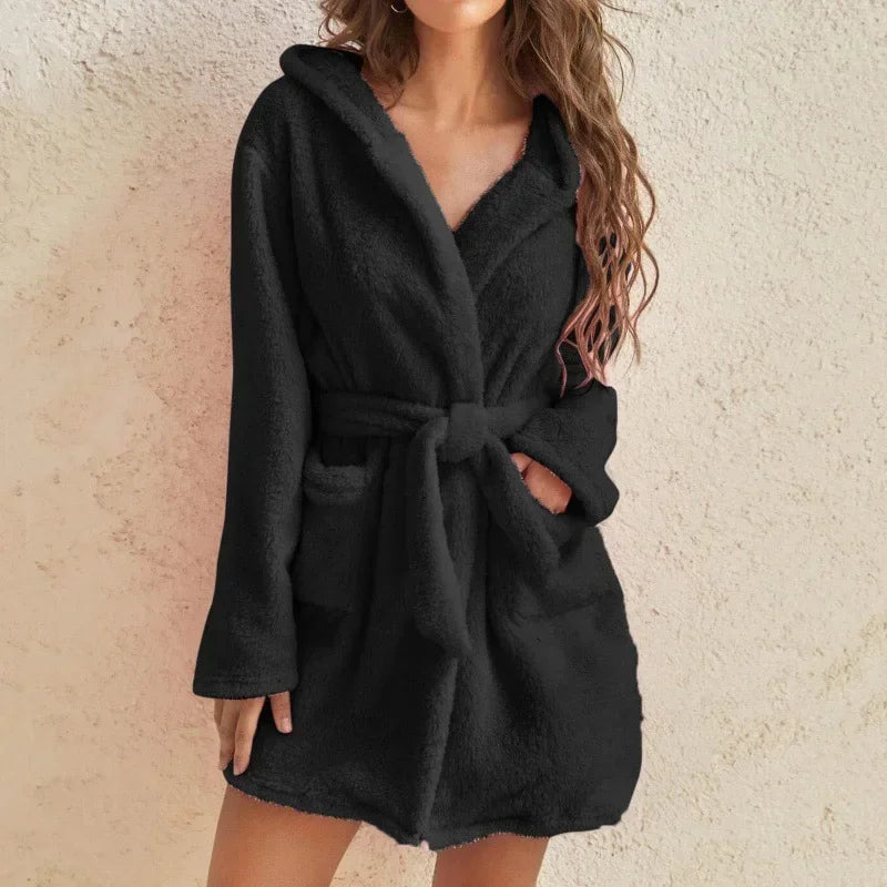 Baby Ollie “SnugNest” Plush Women’s Bathrobe