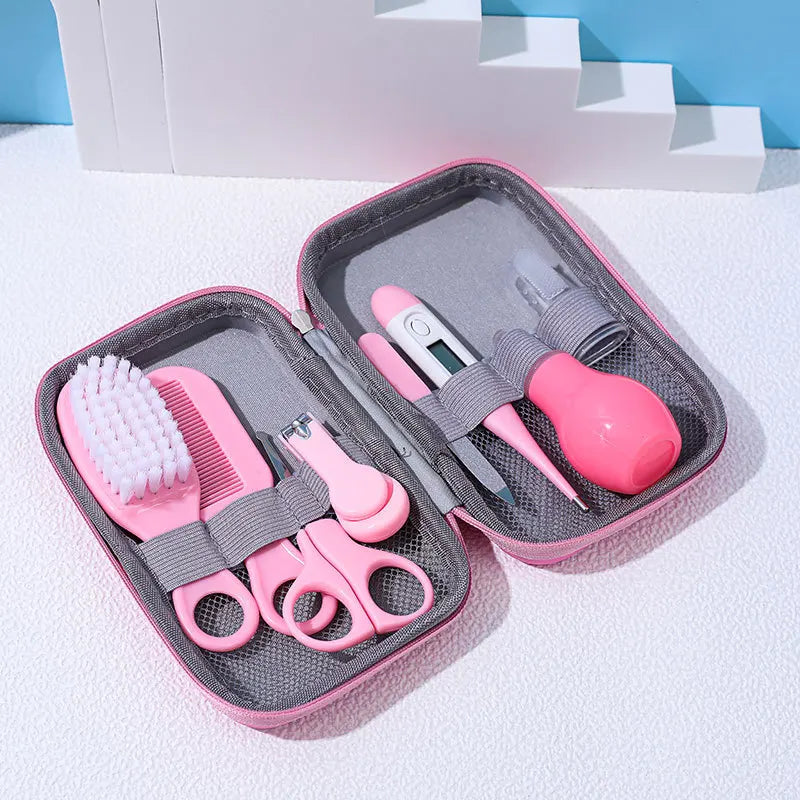 Baby Ollie “SnugBasics” Baby Grooming Kit – 8-Piece Set