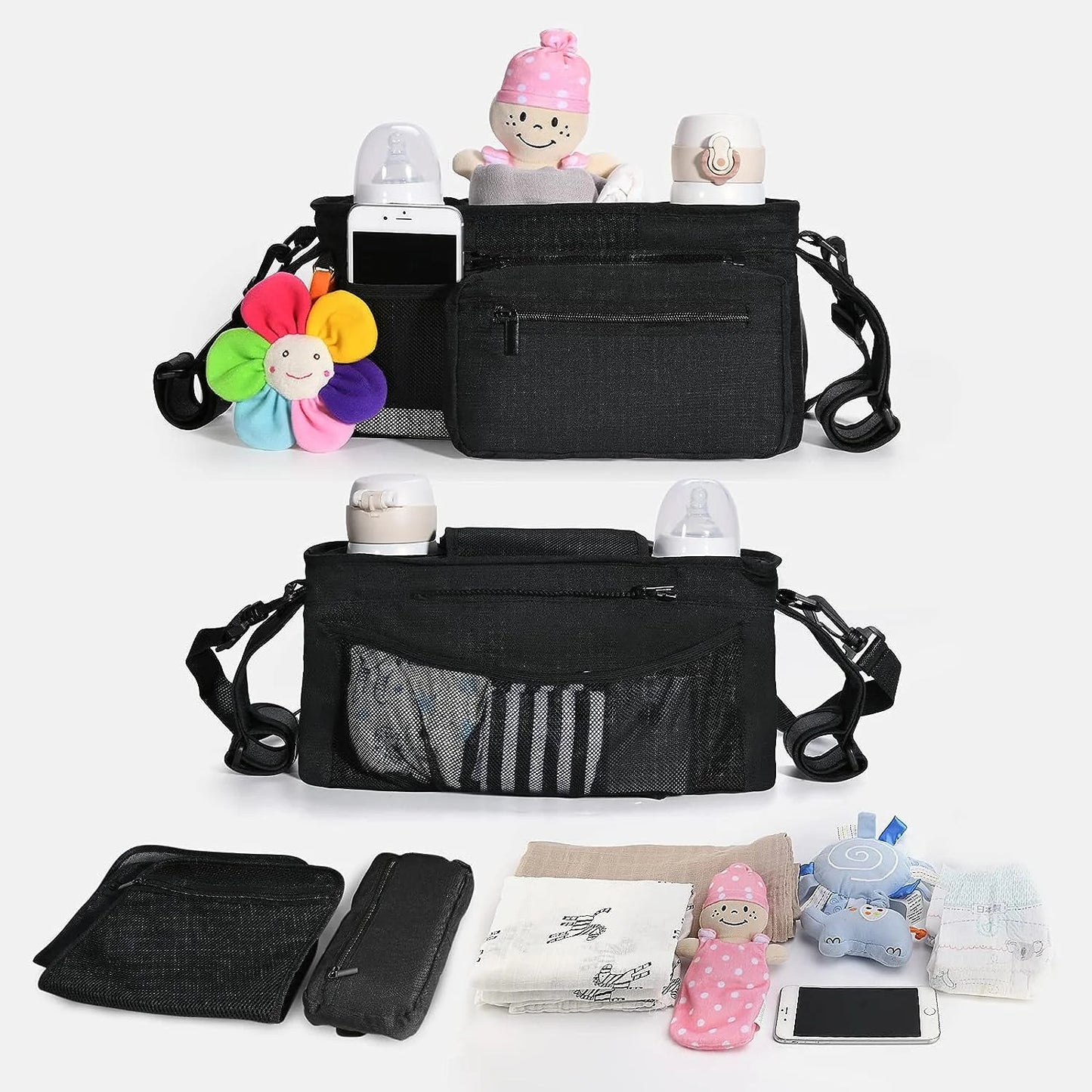 Baby Ollie “StrollEase” Organizer – Practical Storage for Busy Days Out