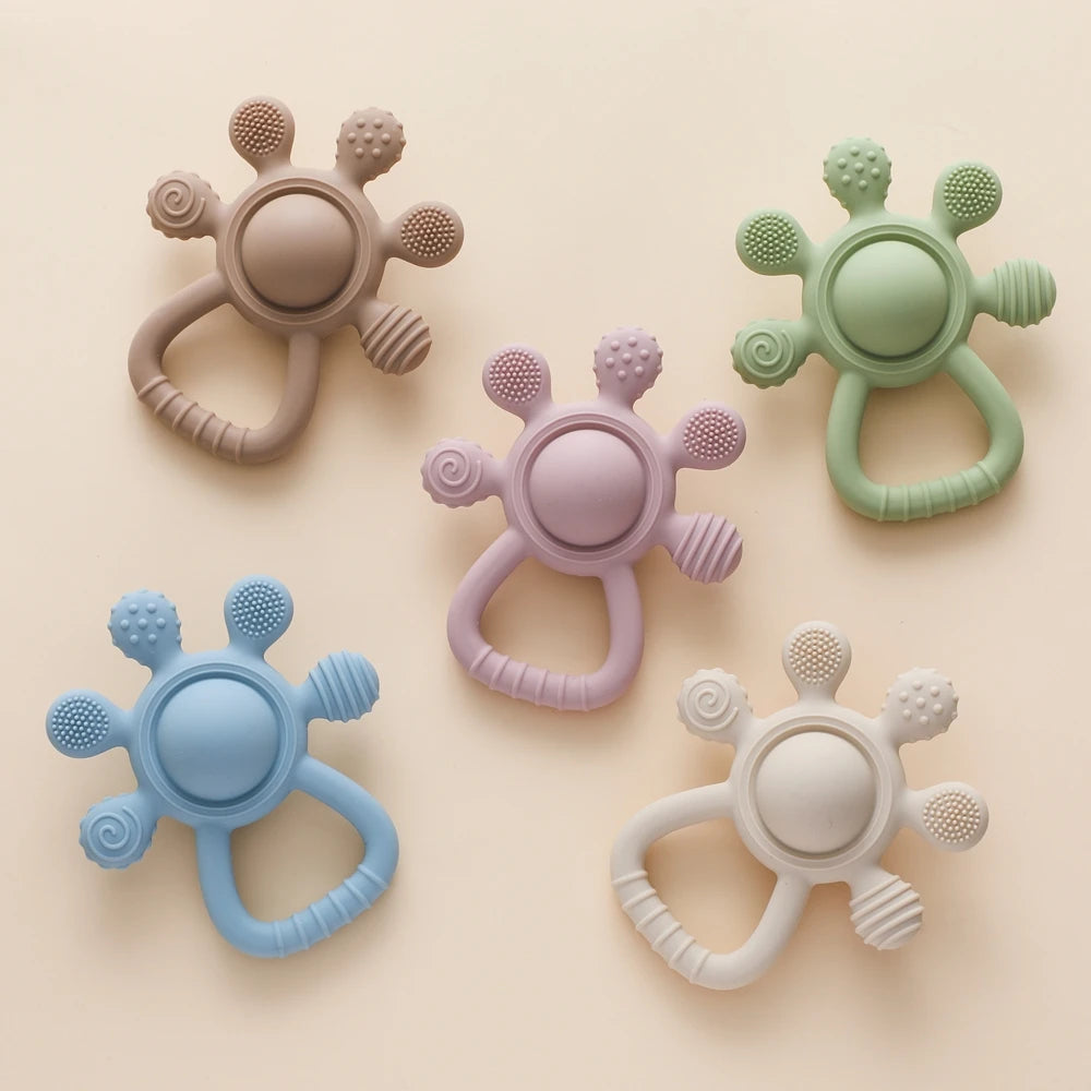 Baby Ollie “ChewBloom” Teether Rattle