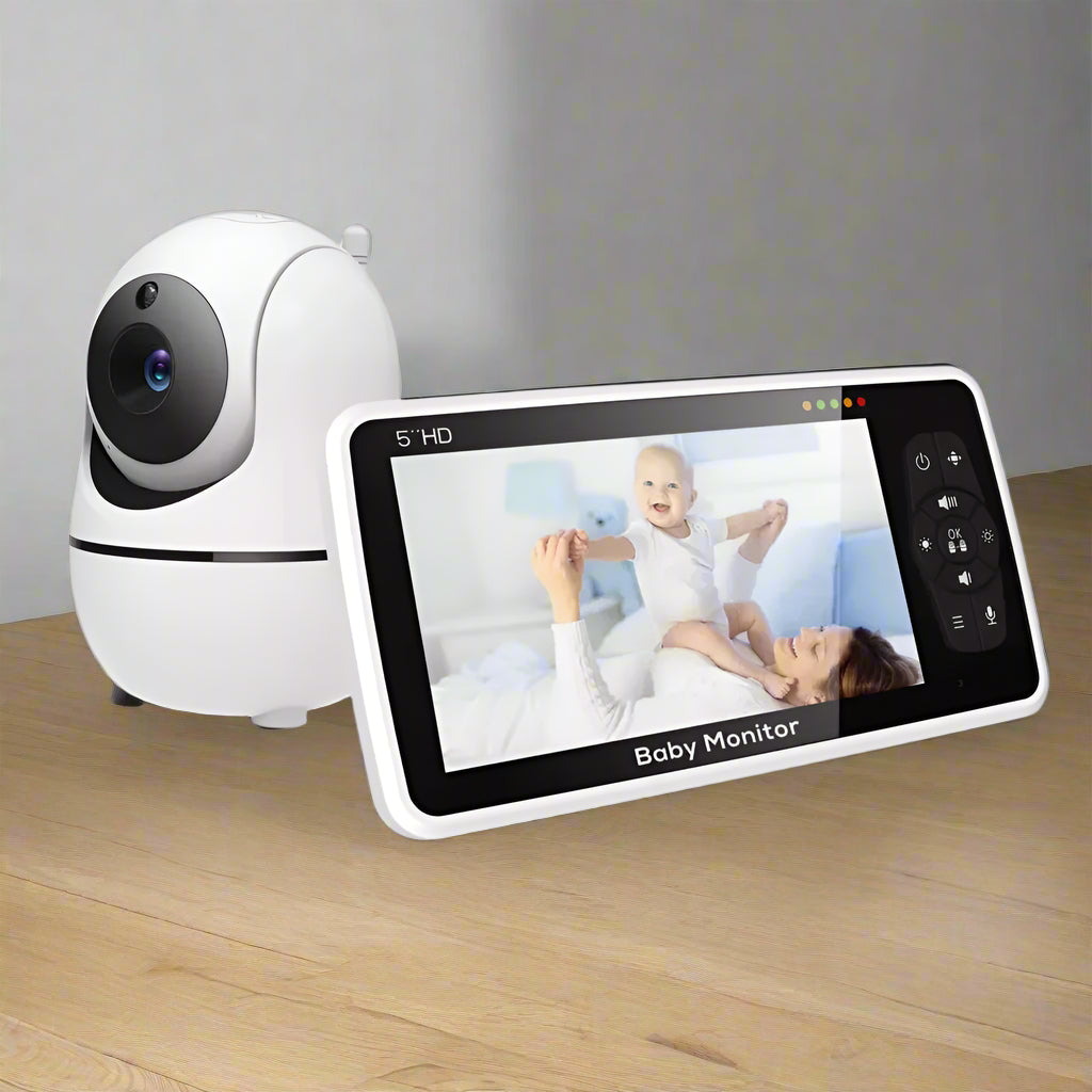 Baby Ollie “OllieWatch” 5" Video Baby Monitor – Crystal-Clear View & All-Day Peace of Mind
