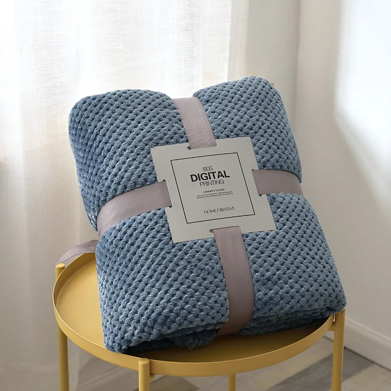 Baby Ollie "SnuggleNest" Fleece Cot Blanket – Ultra-Soft & Warm for Newborns and Toddlers