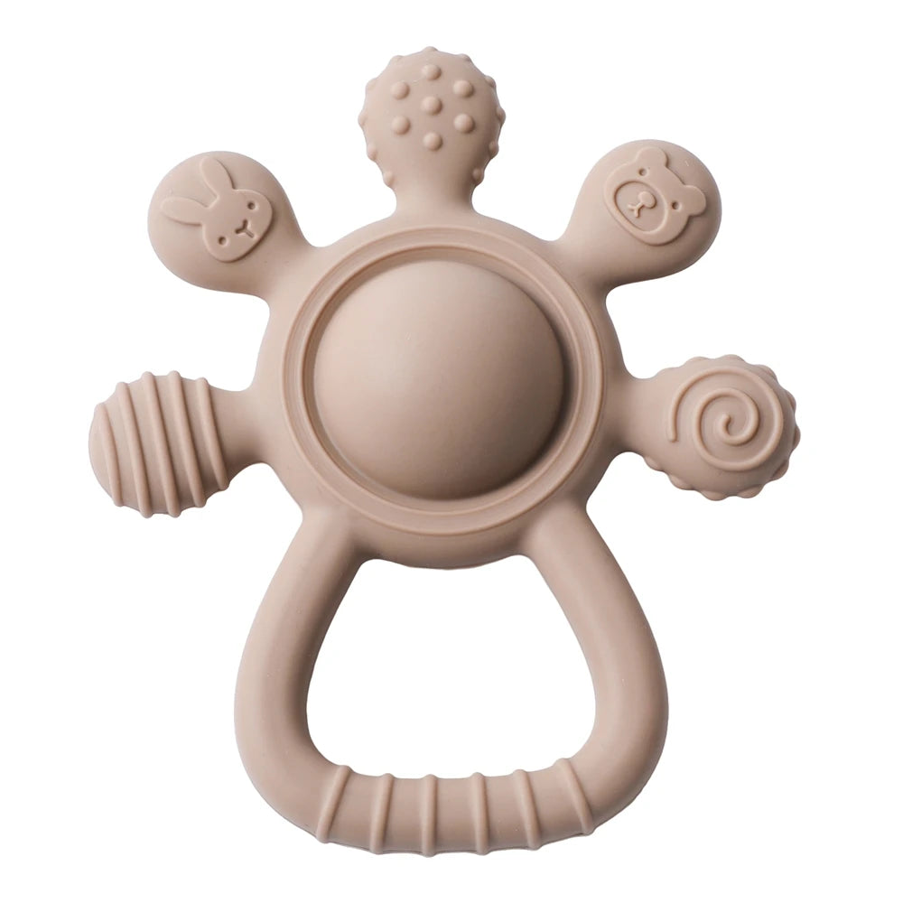 Baby Ollie “ChewBloom” Teether Rattle