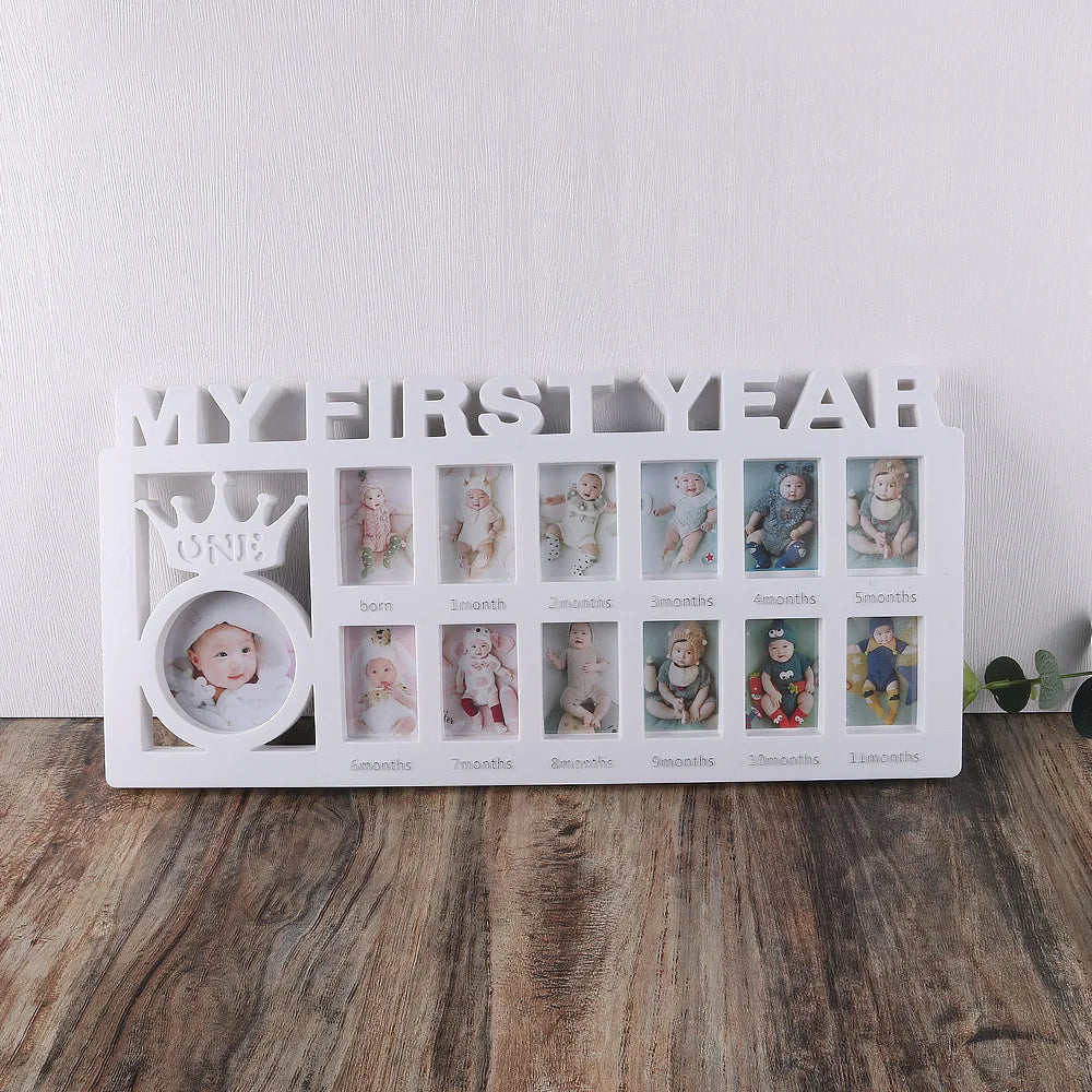 Baby Ollie “MemoryLane” First-Year Keepsake Frame