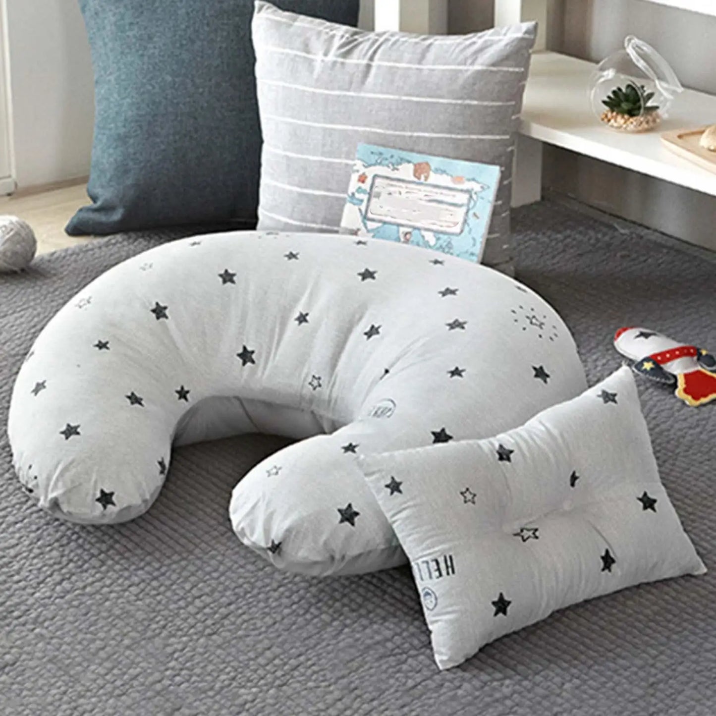 Baby Ollie “CuddleNest” - Nursing Pillow Set