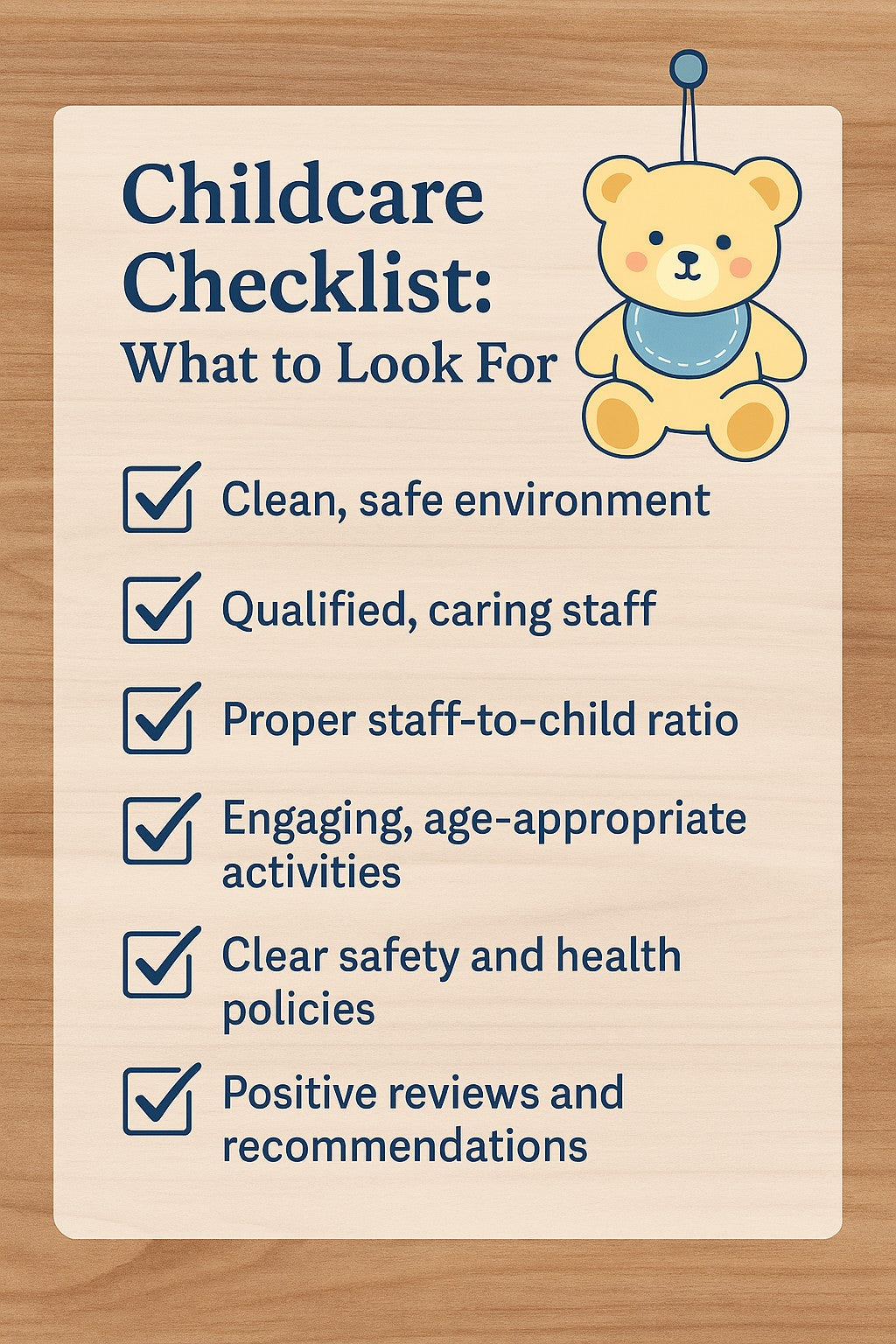 What to Look for When Choosing Quality Childcare