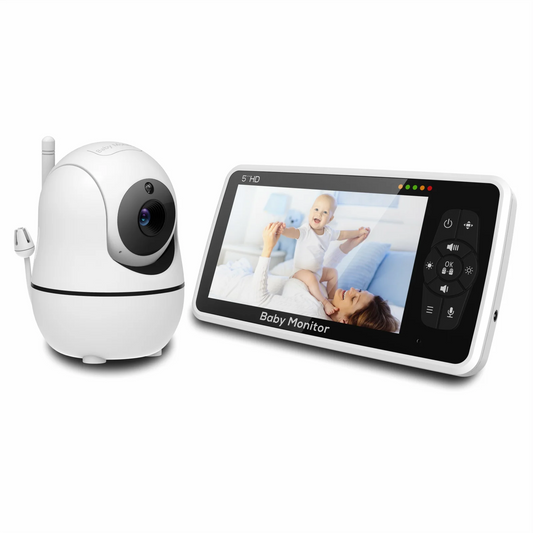 Baby Ollie “OllieWatch” 5" Video Baby Monitor – Crystal-Clear View & All-Day Peace of Mind