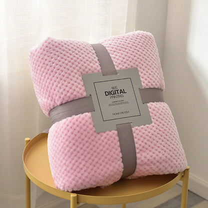 Baby Ollie "SnuggleNest" Fleece Cot Blanket – Ultra-Soft & Warm for Newborns and Toddlers