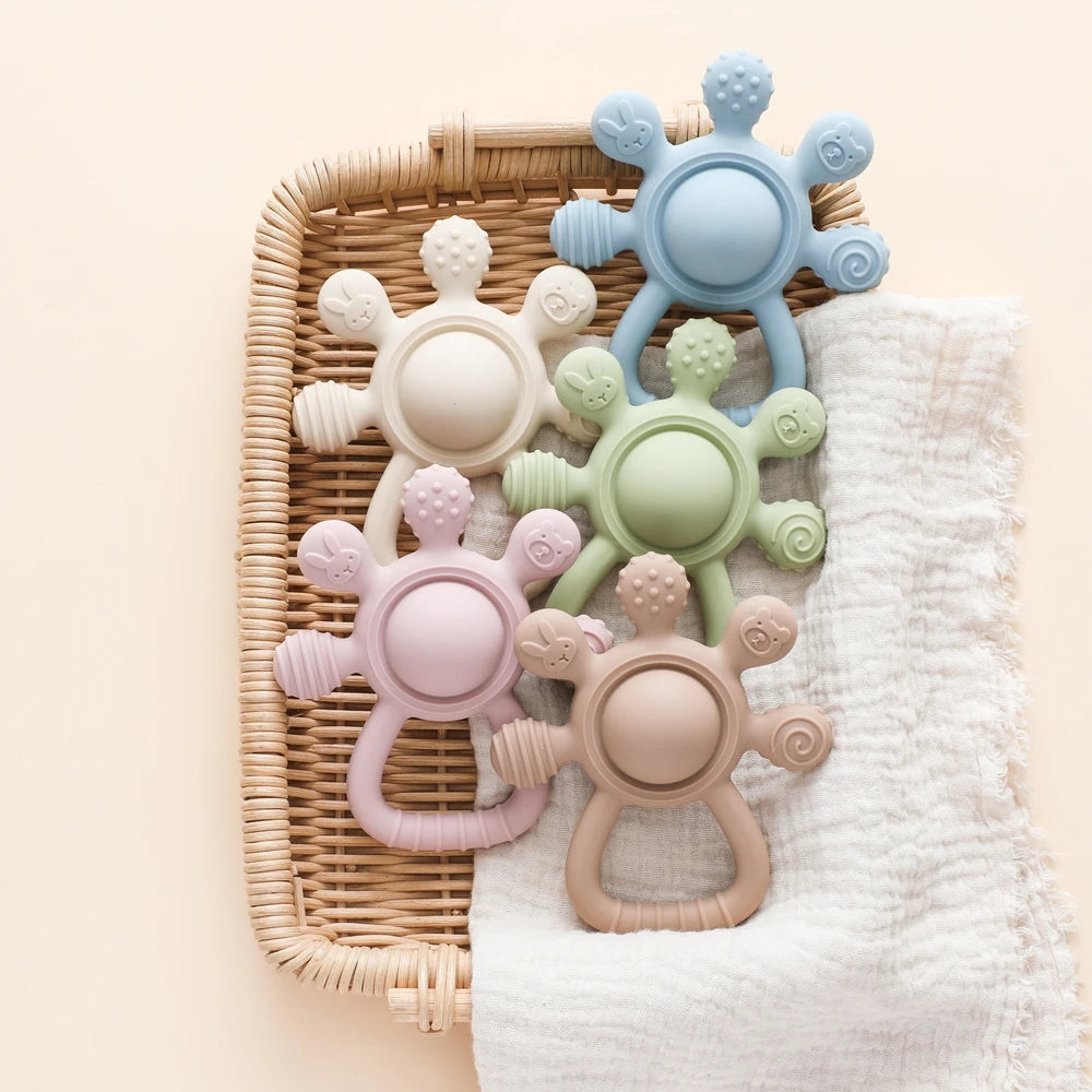 Baby Ollie “ChewBloom” Teether Rattle