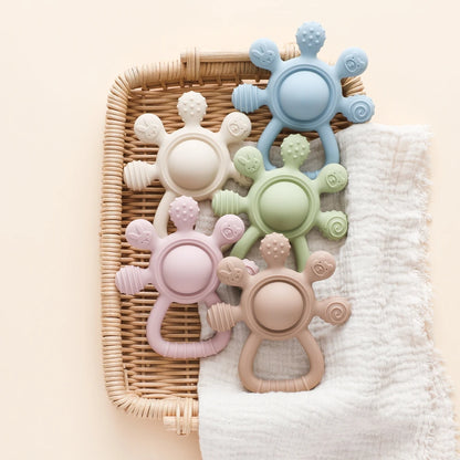 Baby Ollie “ChewBloom” Teether Rattle