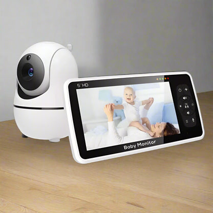 Baby Ollie “OllieWatch” 5" Video Baby Monitor – Crystal-Clear View & All-Day Peace of Mind