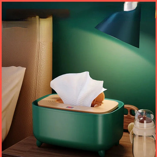 Baby Ollie “WarmNest” Wet Wipe Warmer – Adjustable Temperature for Newborn Comfort